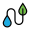logotyp nacka vatten och avfall