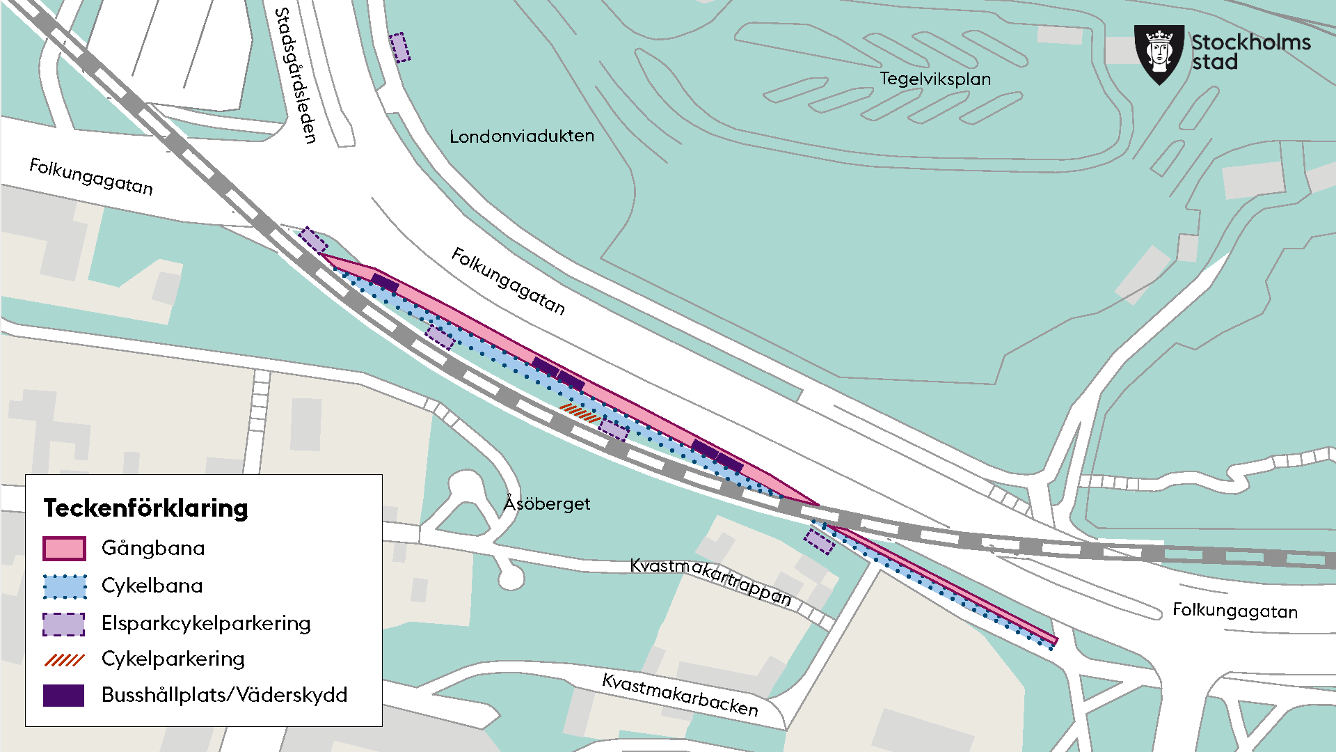 Karta &ouml;ver Londonviadukten