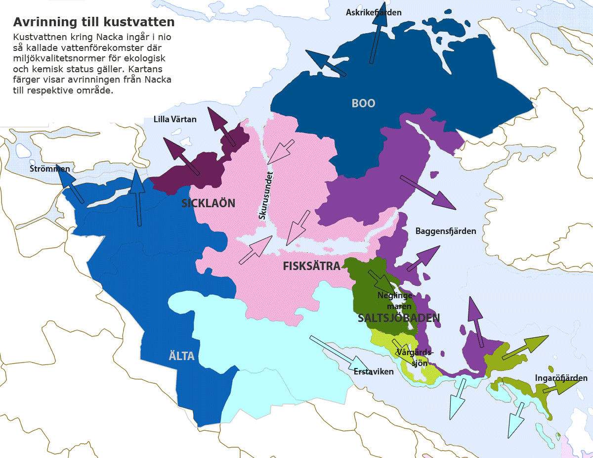 Nacka Kommun Karta | Karta