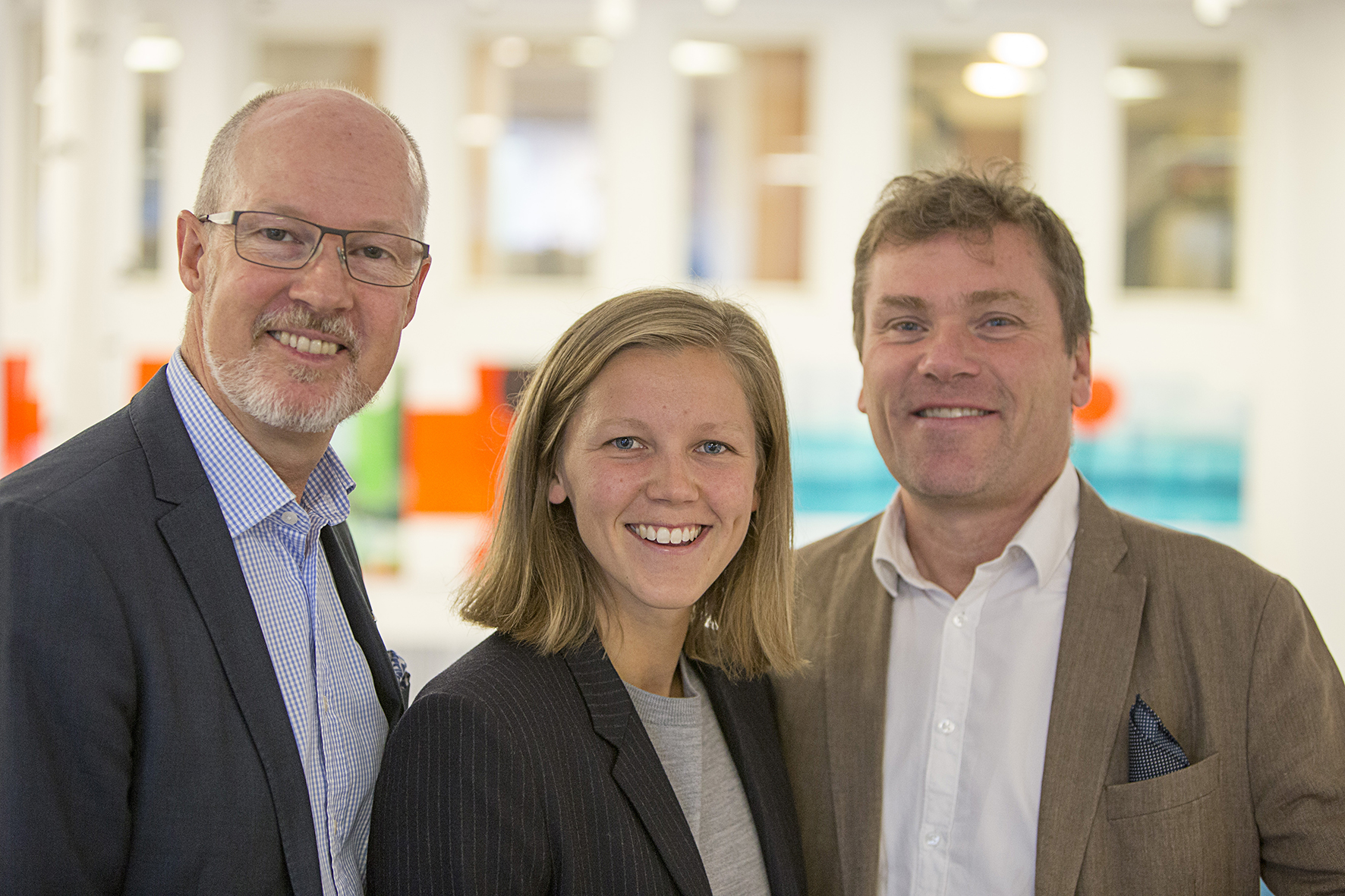Foto på Mats Gerdau, Maria Cederholm och Anders Börjesson 