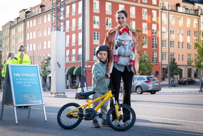 Deltagare på cykeldagen 2025