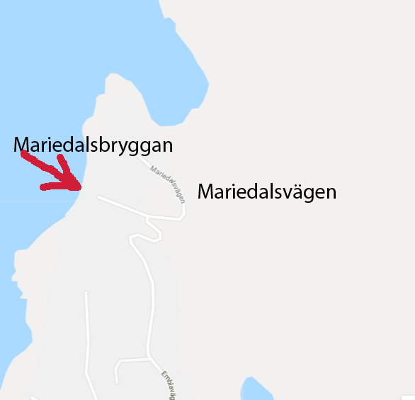 Mariebergsbryggan i Saltsjö-Boo