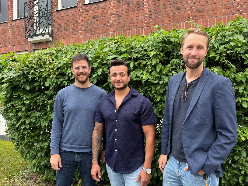 Yann Buhot (GIS strateg och team lead GIS, Ali Nabi, Utvecklingschef MSN, Jonas Brodd Geodatachef, Geodataenheten.