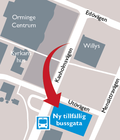 Flytt av bussgata