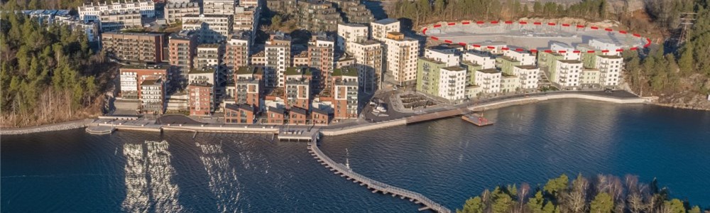 Tollareslingan flygbild