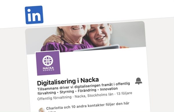 Utsnitt av LinkedIn-profil