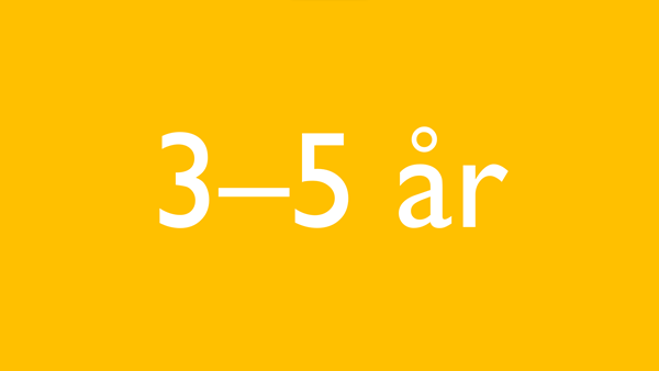 Text: 3-5 år