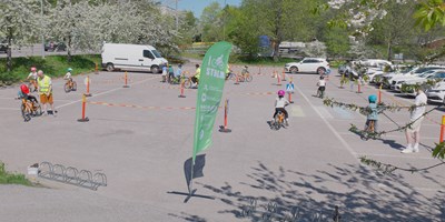Cykelskolan besökte Nacka