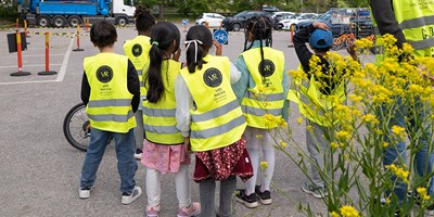 Nackas yngsta cyklister