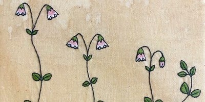Brodera blommor - Workshop med Maja Stjärna