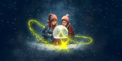 En julsaga - Den magiska snögloben